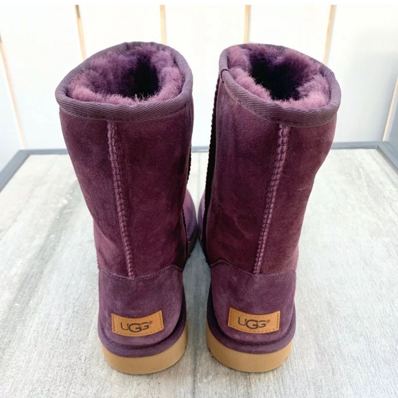 NWT UGG Purple Genuine Shearling Lined Boots - Picture 5 of 7